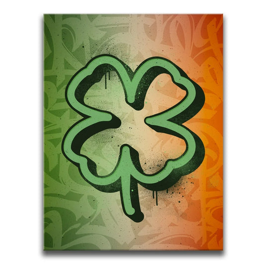Irish Charm - Calligraphy Posters, Prints, & Visual Artwork TheGoatWallArt PORTRAIT 18x24 0.75" STANDARD