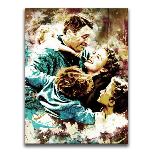 It's A Wonderful Life Posters, Prints, & Visual Artwork TheGoatWallArt PORTRAIT 18x24 0.75" STANDARD