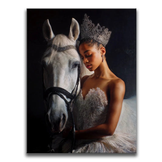 Ivory Empress Posters, Prints, & Visual Artwork TheGoatWallArt PORTRAIT 18x24 0.75" STANDARD