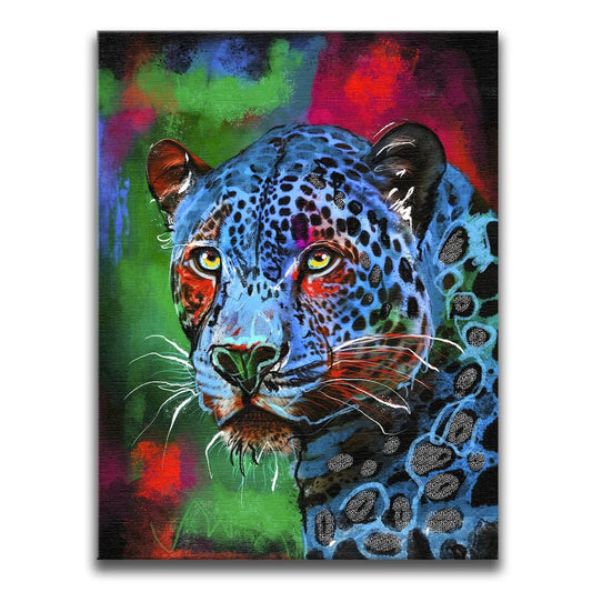 Jaguar's Gaze Posters, Prints, & Visual Artwork TheGoatWallArt PORTRAIT 18x24 0.75" STANDARD