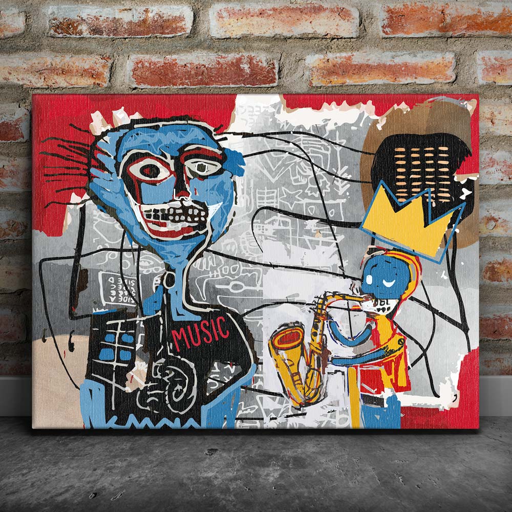 Jazz Club - Basquiat Style