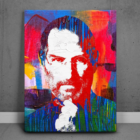 Jobs Canvas Set Posters, Prints, & Visual Artwork TheGoatWallArt PORTRAIT 18x24 0.75" STANDARD