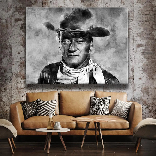 Featured image 2 for John Wayne Canvas Set - B & W
