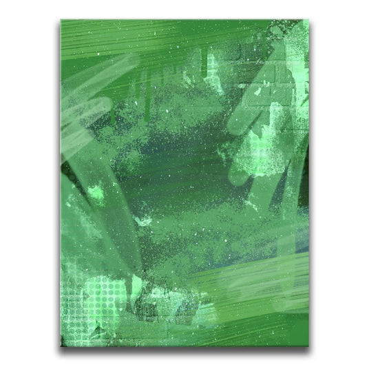 Just Paint - Green Posters, Prints, & Visual Artwork TheGoatWallArt PORTRAIT 18x24 0.75" STANDARD