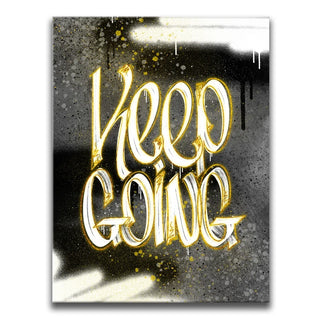 Keep Going - Calligraphy
