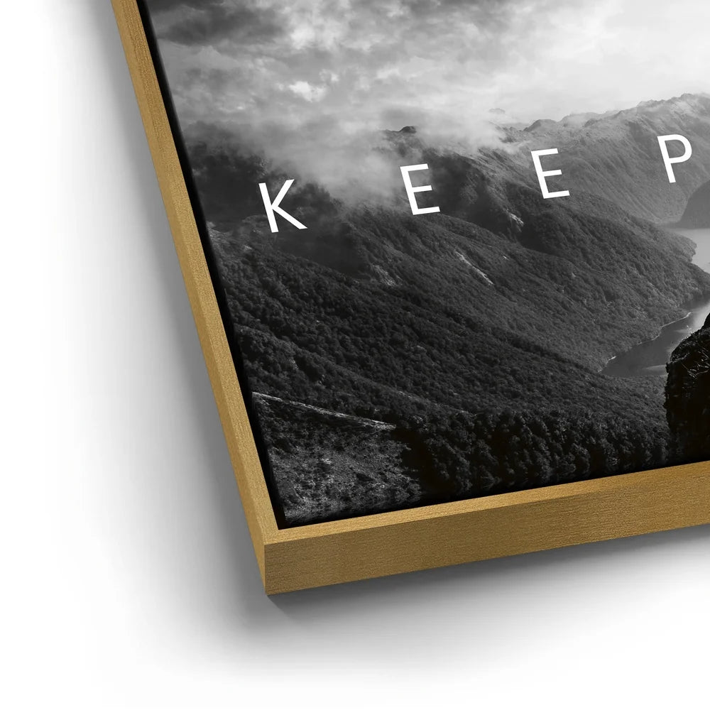 Featured image 12 for Keep Going - Mountains - B & W