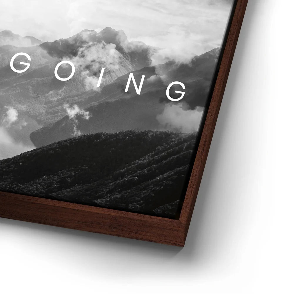Featured image 14 for Keep Going - Mountains - B & W