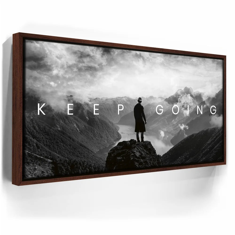 Featured image 10 for Keep Going - Mountains - B & W