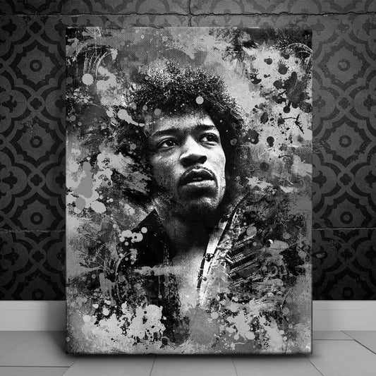 Kiss The Sky - Black & White Posters, Prints, & Visual Artwork TheGoatWallArt PORTRAIT 18x24 0.75" STANDARD