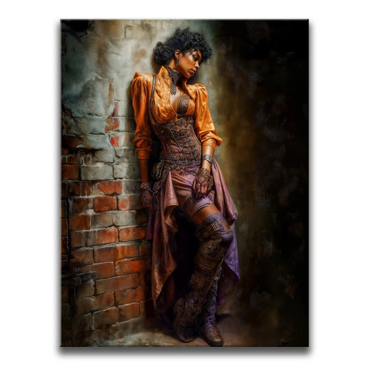 Lady In The Rustlight Posters, Prints, & Visual Artwork TheGoatWallArt PORTRAIT 18x24 0.75" STANDARD
