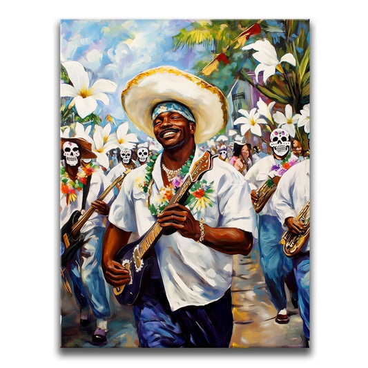 Laissez Les Bons Temps Fleurir Posters, Prints, & Visual Artwork TheGoatWallArt PORTRAIT 18x24 0.75" STANDARD