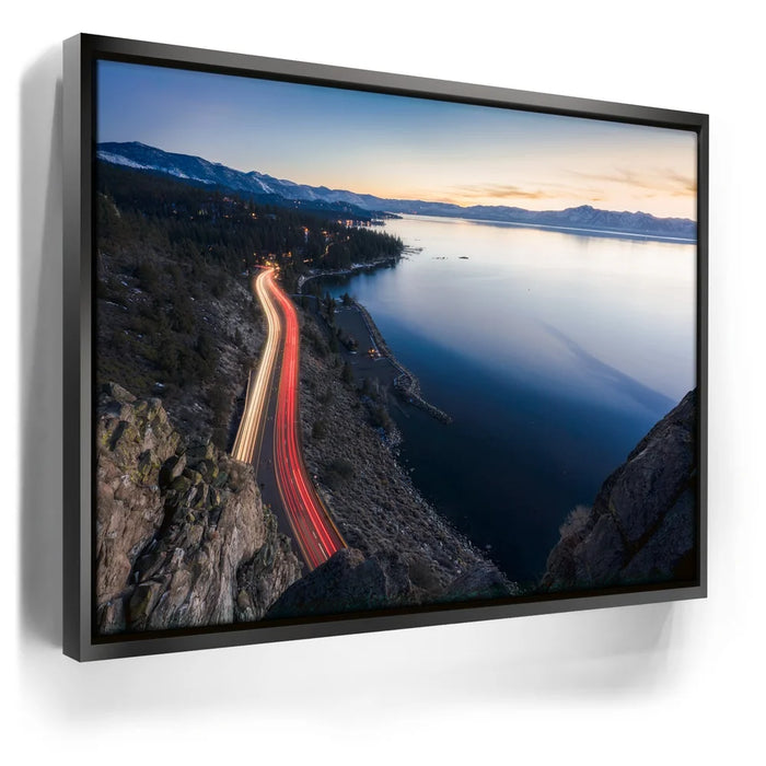 Featured image 5 for Lake Tahoe Light Trails Panorama