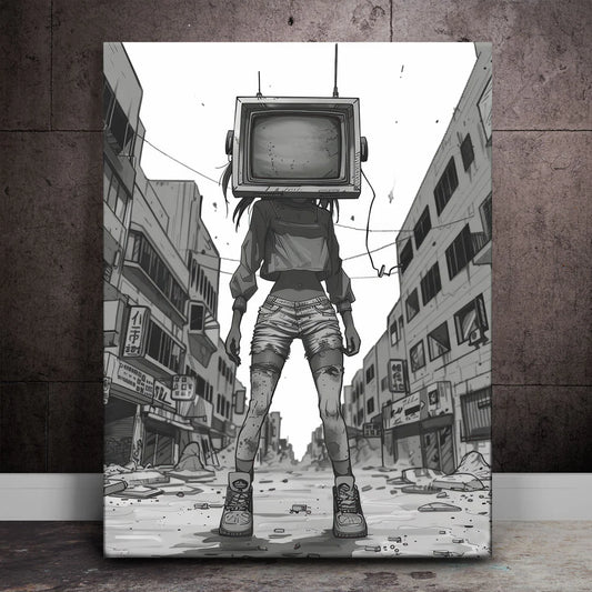 Last Transmission Posters, Prints, & Visual Artwork TheGoatWallArt PORTRAIT 18x24 0.75" STANDARD