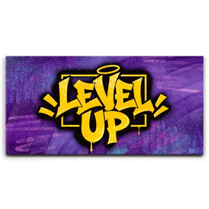 Level Up - Graffiti - Yellow & Purple