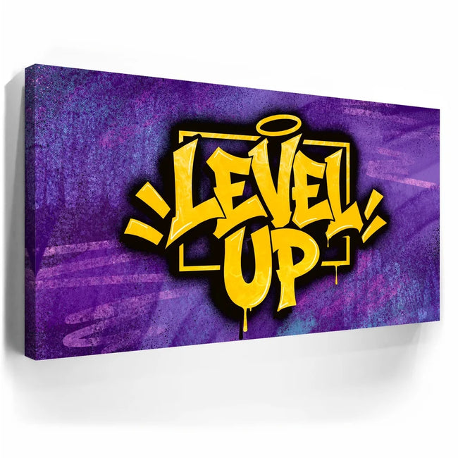 Featured image 3 for Level Up - Graffiti - Yellow & Purple