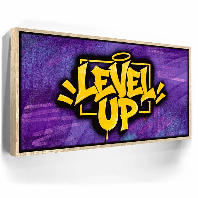 Featured image 10 for Level Up - Graffiti - Yellow & Purple
