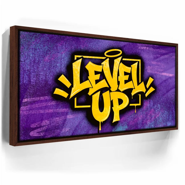 Featured image 11 for Level Up - Graffiti - Yellow & Purple