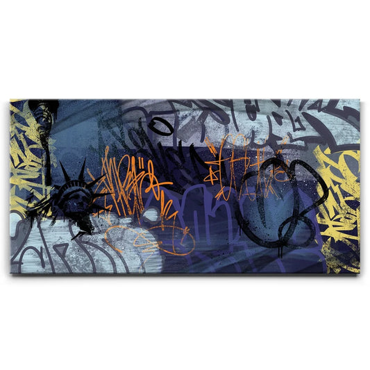 Liberty - Graffiti Posters, Prints, & Visual Artwork TheGoatWallArt LANDSCAPE - WIDE 30x15 0.75" STANDARD