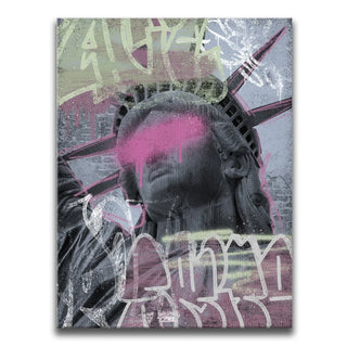 Liberty Is Blind - Pink Graffiti