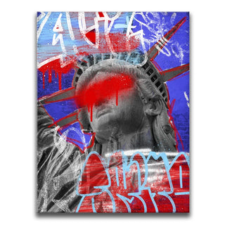 Liberty Is Blind - Red Graffiti