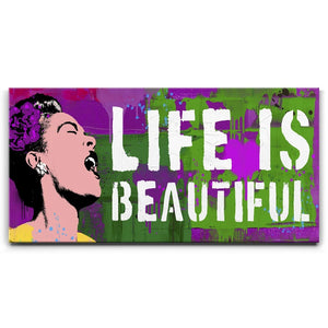 Life Is Beautiful - Banksy Warhol Mashup