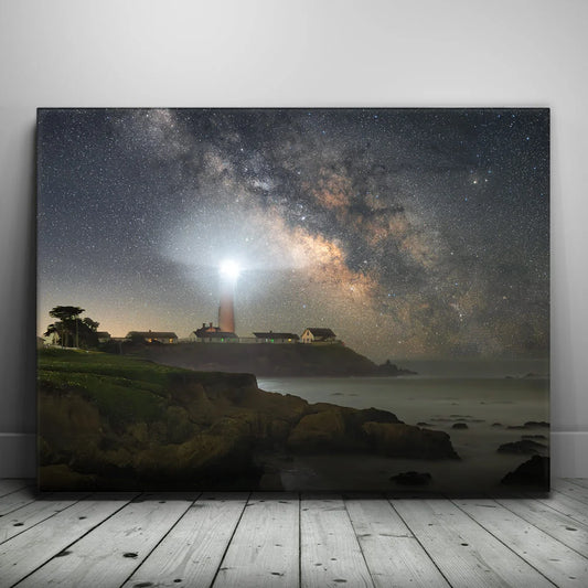 Lighthouse Odyssey I Posters, Prints, & Visual Artwork TheGoatWallArt LANDSCAPE 24x18 0.75" STANDARD