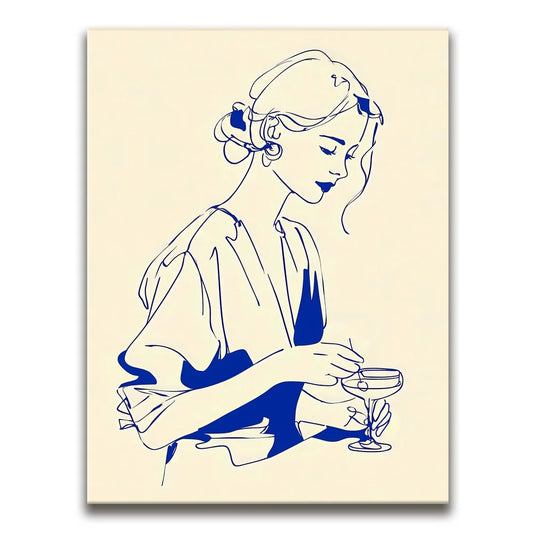 Lines And Libations Posters, Prints, & Visual Artwork TheGoatWallArt PORTRAIT 18x24 0.75" STANDARD