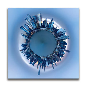 Little Cold Grey Planet Manhattan