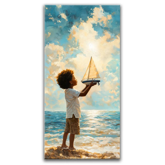 Little Navigator Posters, Prints, & Visual Artwork TheGoatWallArt PORTRAIT - TALL 15x30 0.75" STANDARD