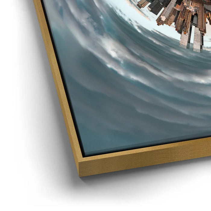 Featured image 12 for Little Planet Manhattan With A Stormy Sky