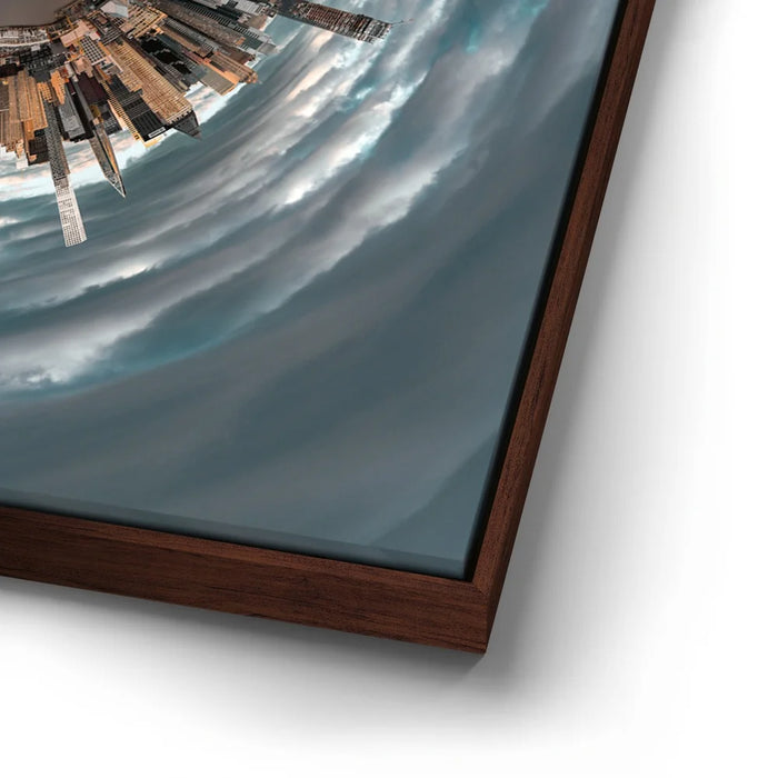 Featured image 14 for Little Planet Manhattan With A Stormy Sky