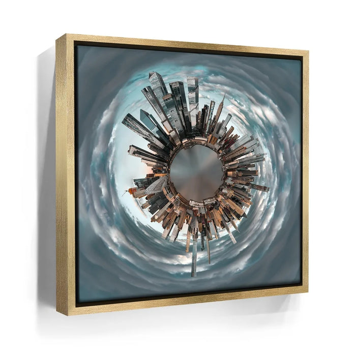 Featured image 7 for Little Planet Manhattan With A Stormy Sky