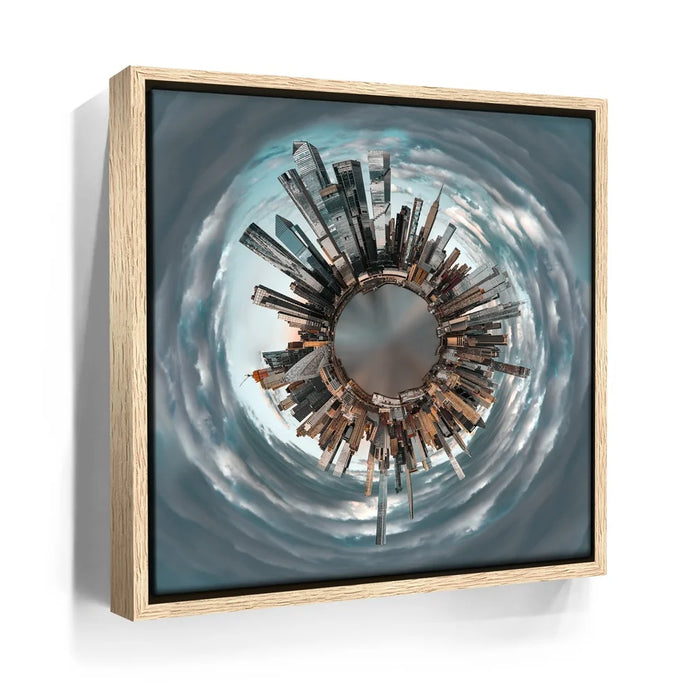 Featured image 9 for Little Planet Manhattan With A Stormy Sky