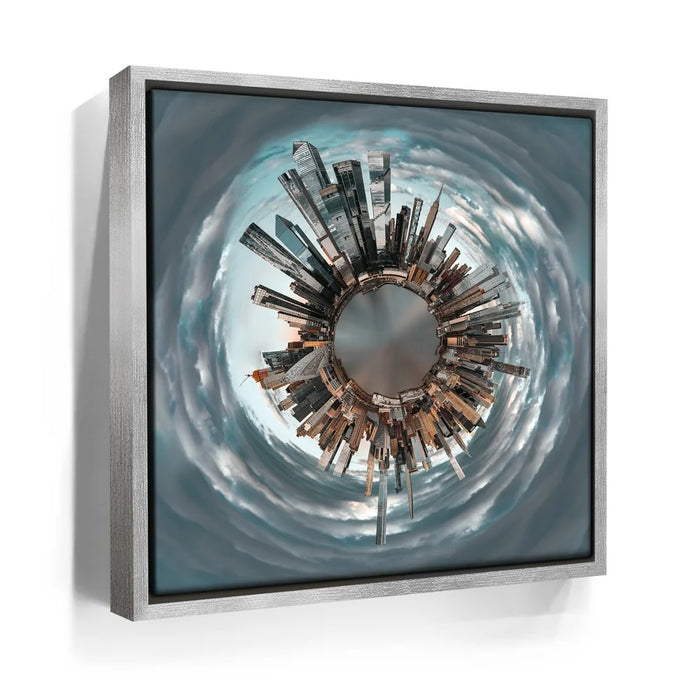 Featured image 8 for Little Planet Manhattan With A Stormy Sky