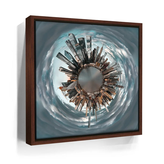 Featured image 10 for Little Planet Manhattan With A Stormy Sky