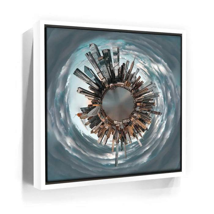 Featured image 6 for Little Planet Manhattan With A Stormy Sky