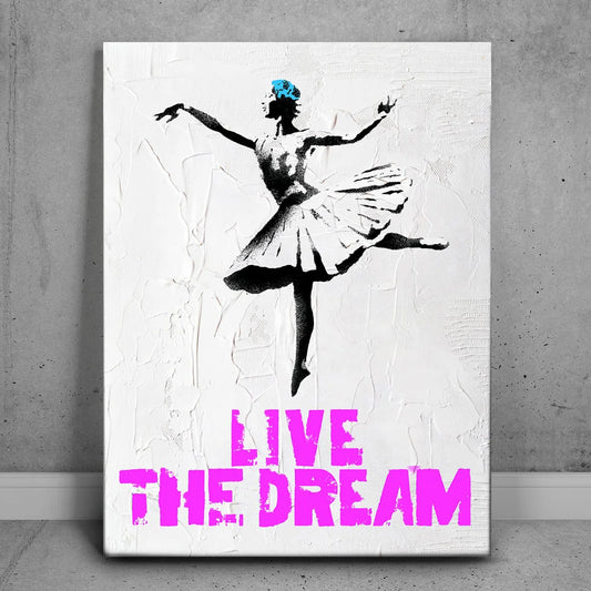 Live The Dream II Posters, Prints, & Visual Artwork TheGoatWallArt PORTRAIT 18x24 0.75" STANDARD