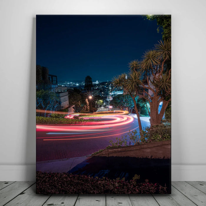 Featured image 1 for Lombard Street Light Trails