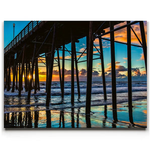 Looking through the Oceanside Pier