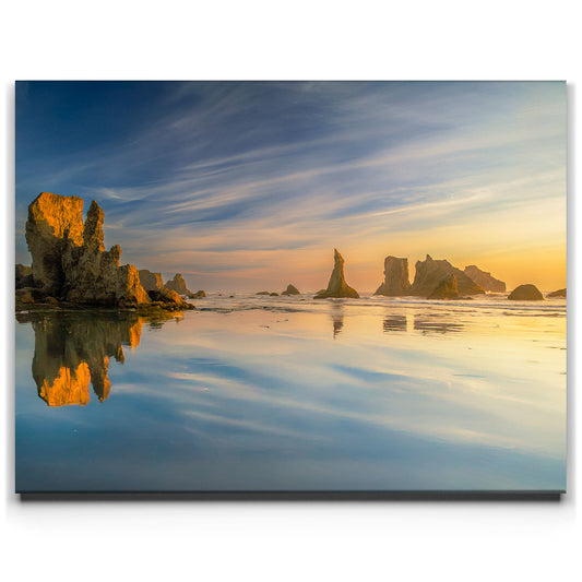 Lost in the Sea Stacks Posters, Prints, & Visual Artwork TheGoatWallArt LANDSCAPE 24x18 0.75" STANDARD