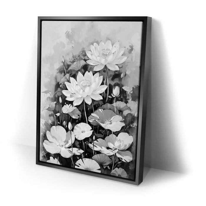 Featured image 2 for Lotus Patch I - Black and White
