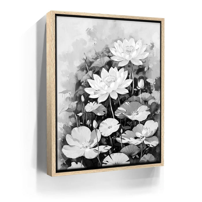 Featured image 9 for Lotus Patch I - Black and White
