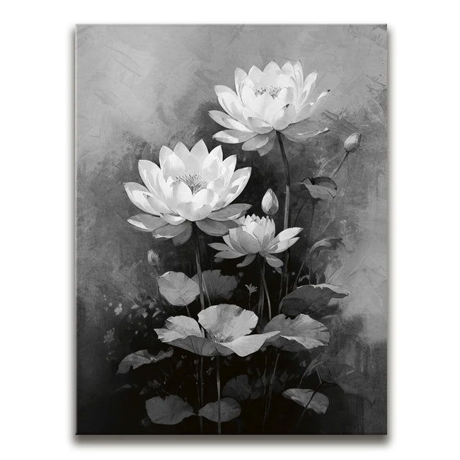 Featured image 1 for Lotus Patch II - Black and White