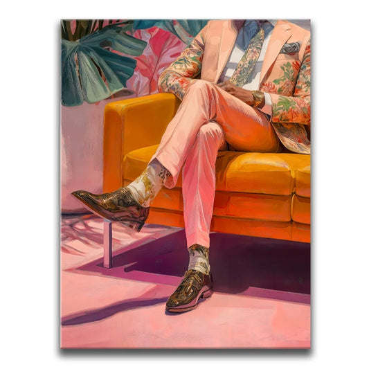 Lounge Act No. 5 Posters, Prints, & Visual Artwork TheGoatWallArt PORTRAIT 18x24 0.75" STANDARD