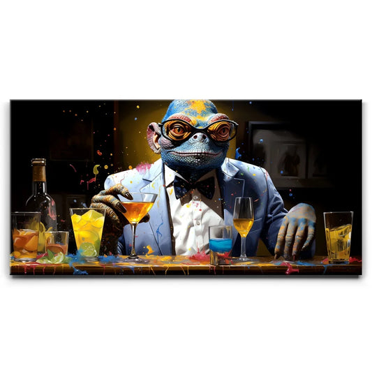 Lounge Lizard Posters, Prints, & Visual Artwork TheGoatWallArt LANDSCAPE - WIDE 30x15 0.75" STANDARD