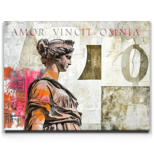 Love Conquers All Posters, Prints, & Visual Artwork TheGoatWallArt LANDSCAPE 24x18 0.75" STANDARD