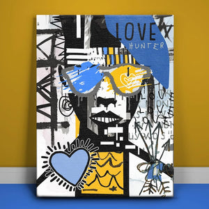 Love Hunter - Basquiat Style