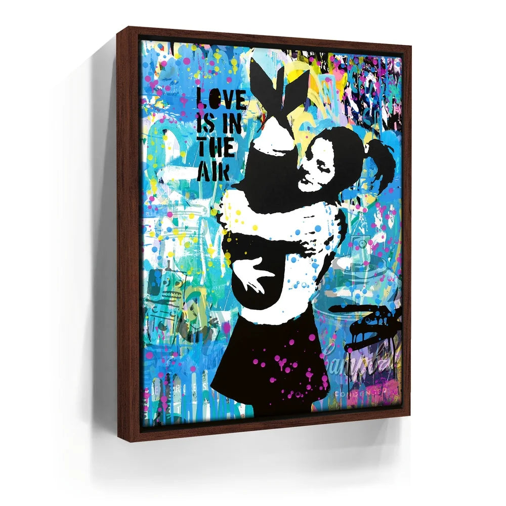 Featured image 10 for Love Is In The Air - Banksy Warhol Mashup