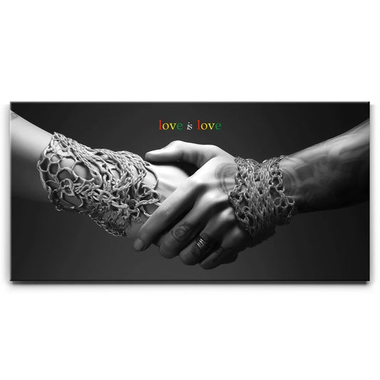 Love is Love Posters, Prints, & Visual Artwork TheGoatWallArt LANDSCAPE - WIDE 30x15 0.75" STANDARD