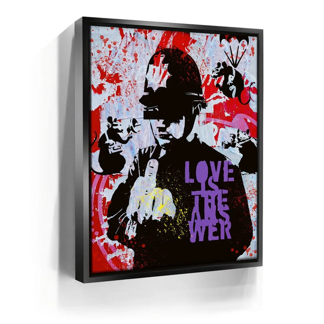 Featured image 5 for Love Is The Answer - Banksy Warhol Mashup
